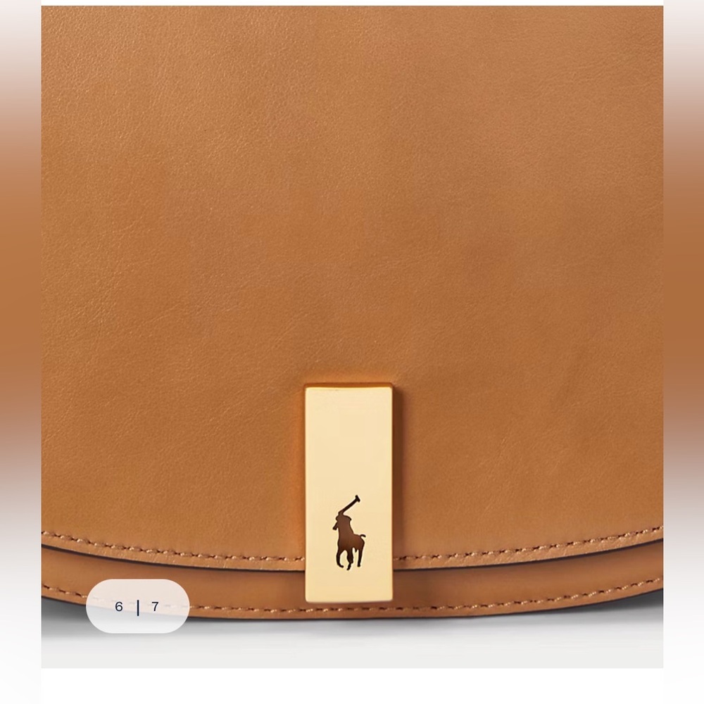 Polo ID Leather Saddle Bag - Picture 4 of 13